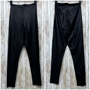 Commando Black Faux Leather Leggings [C42]